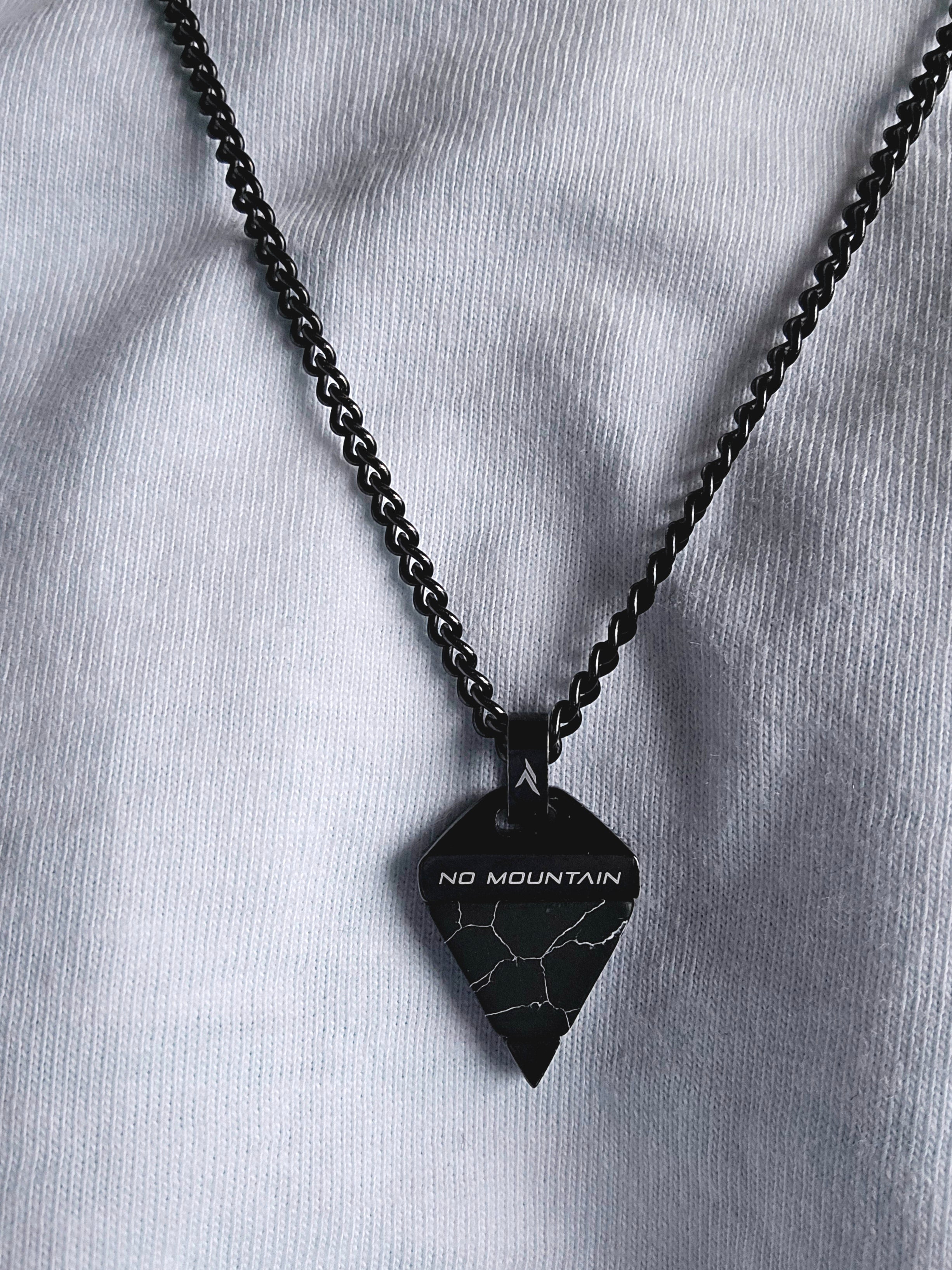 No Mountain Pendant and Chain