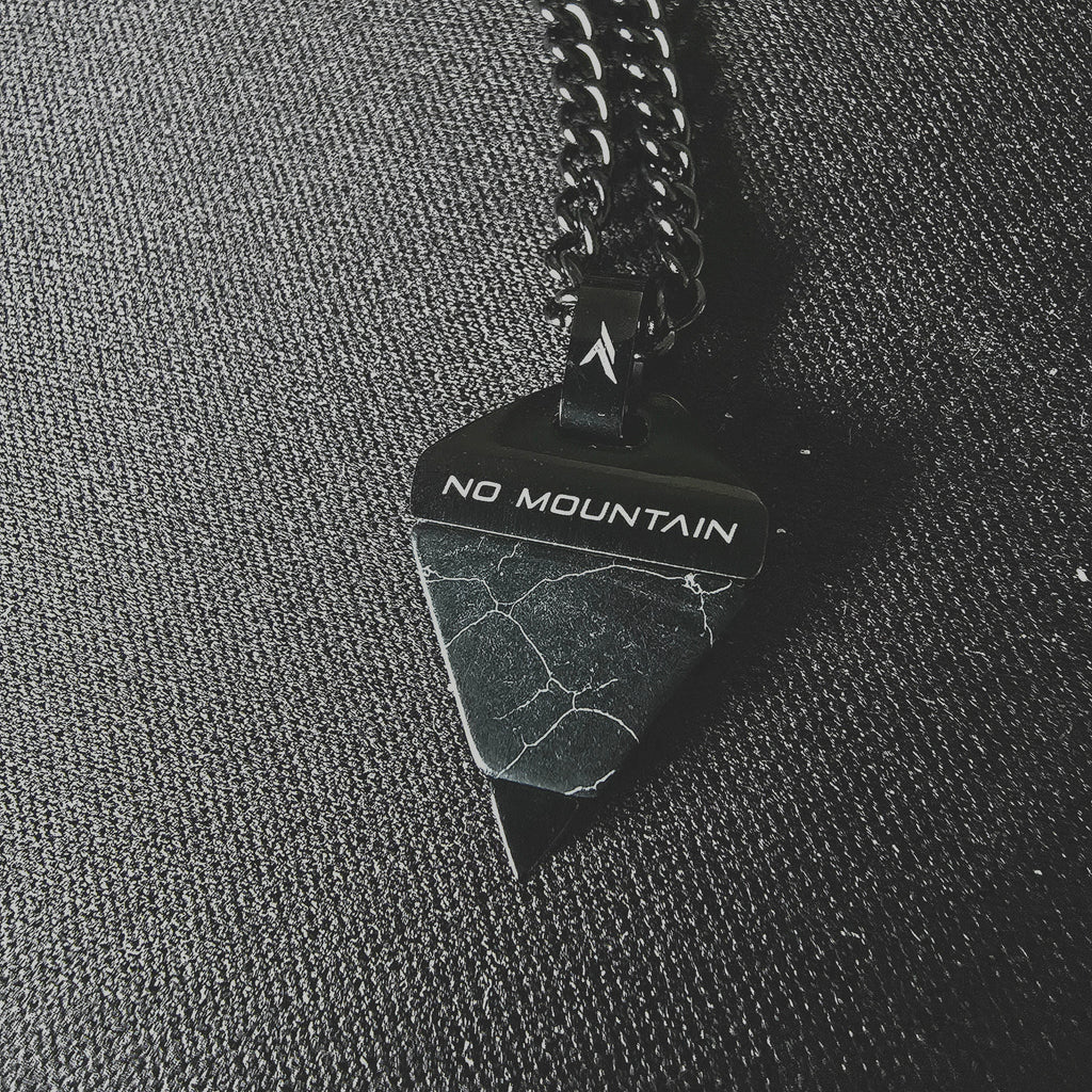 No Mountain Pendant and Chain