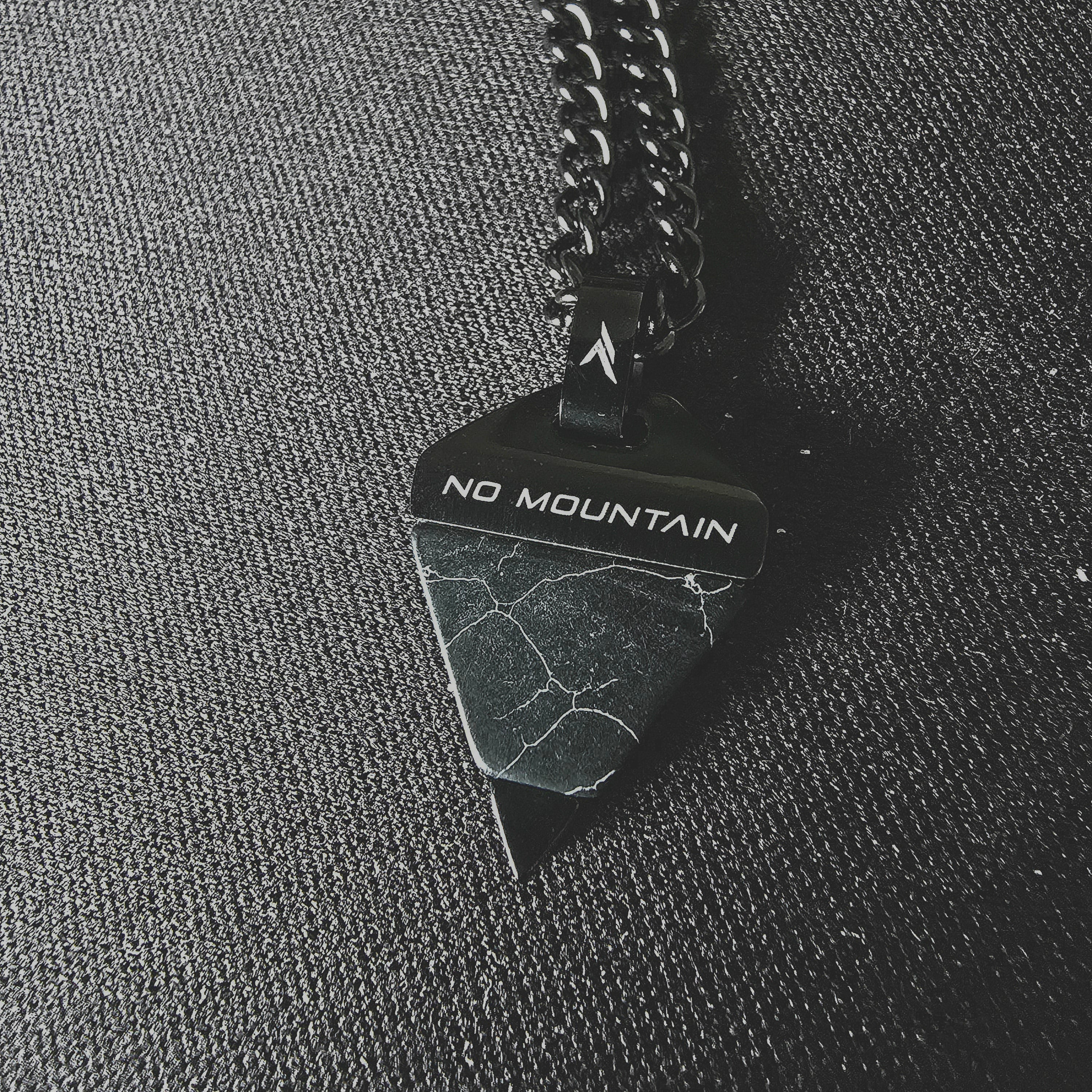 No Mountain Pendant and Chain